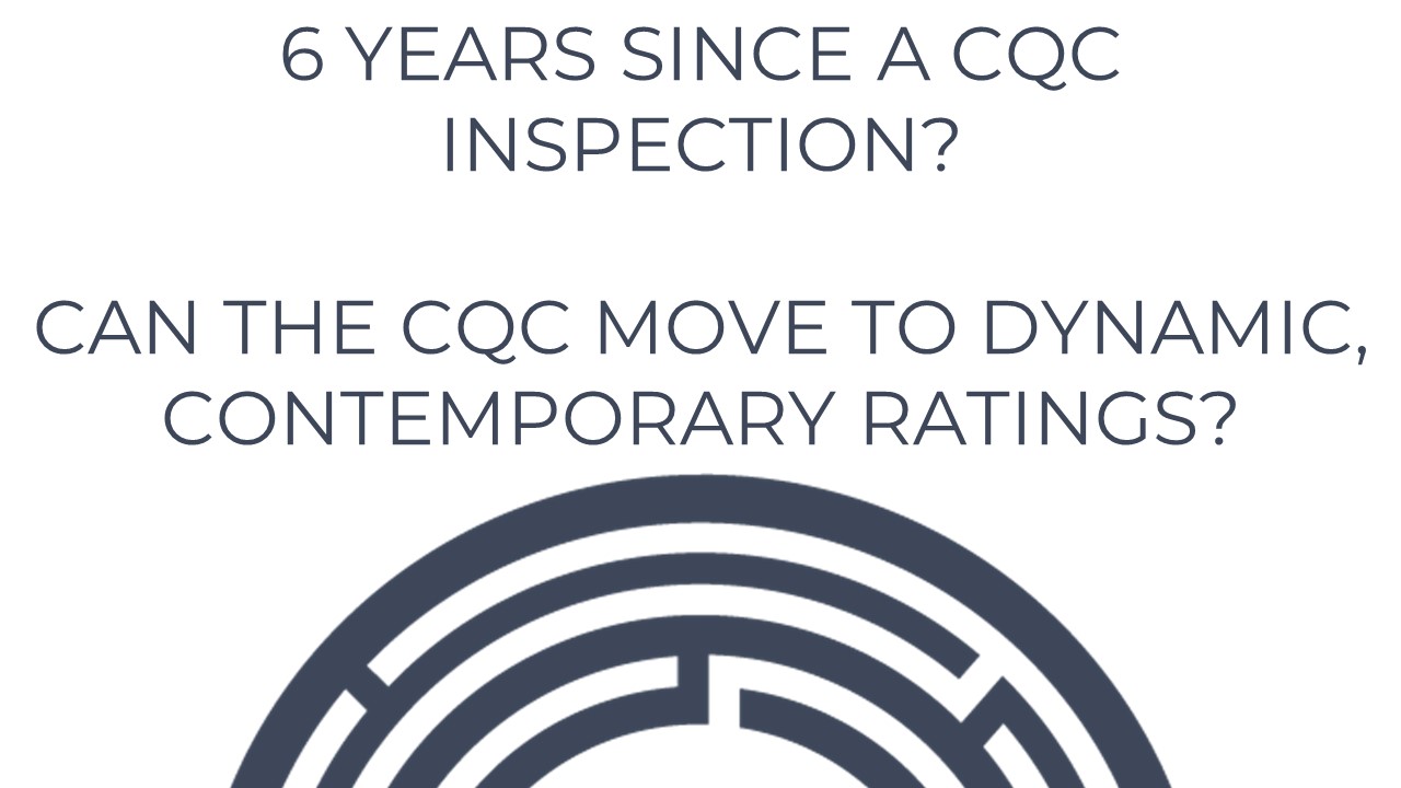 6 years since a CQC inspection? Can the CQC move to dynamic, contemporary ratings?