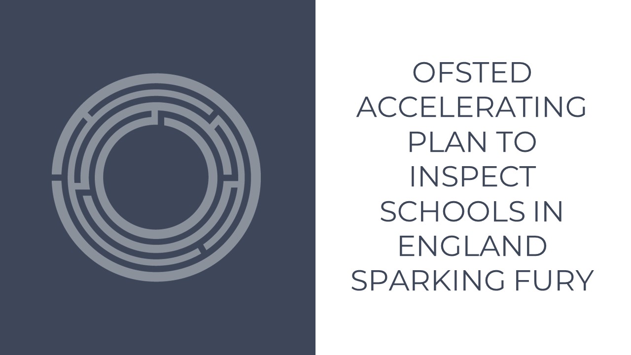 Ofsted Accelerating Plan to Inspect Schools in England Sparking Fury