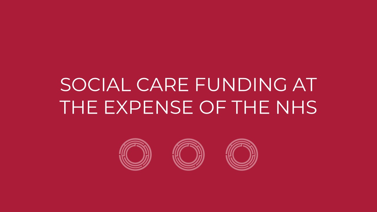 Social Care Funding at the Expense of the NHS